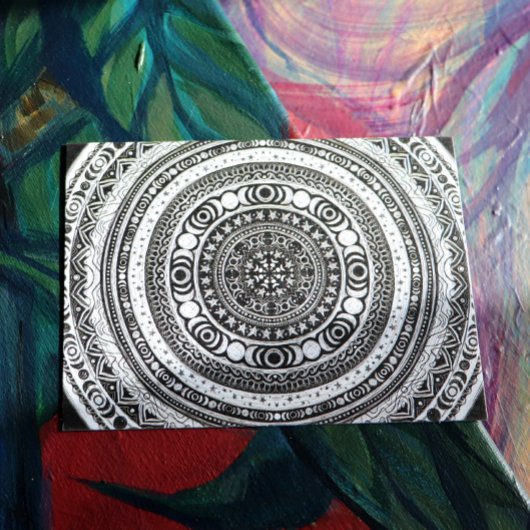 ムーンチャイルドマンダラトリプルムーンウィッチ シーズンポストカード