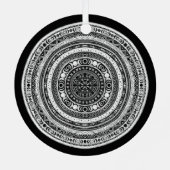 ムーンチャイルドマンダラトリプルムーンウィッチ メタルオーナメント (裏面)