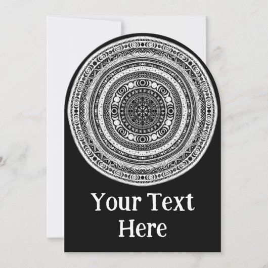 ムーンチャイルドマンダラトリプルムーンウィッチ 招待状 (正面)