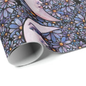 ムーンチャイルドムーン女神アートムーンチャイルドパープル ラッピングペーパー (ロールコーナー)