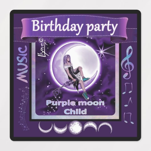 ムーンチャイルド ラベル (デザイン1)