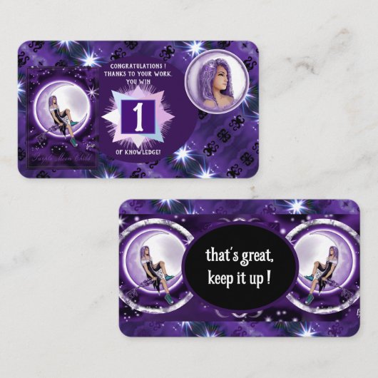 ムーンチャイルド 名刺 (正面/裏面)