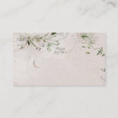 ムーンチャイルド | Boho Hippie赤ちゃんシャワーおむつラッフル エンクロージャーカード (裏面)