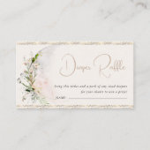 ムーンチャイルド | Boho Hippie赤ちゃんシャワーおむつラッフル エンクロージャーカード (正面)