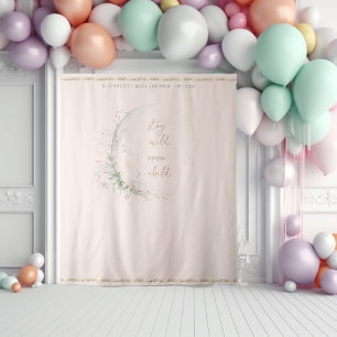 ムーンチャイルド   Boho Hippie Baby Shower タペストリー