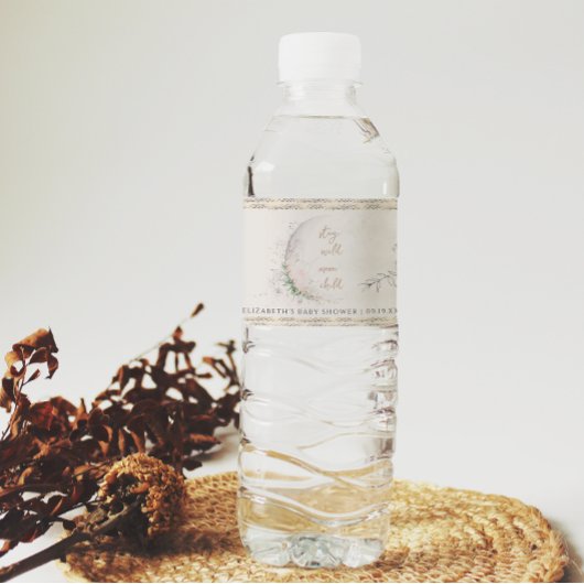 ムーンチャイルド | Boho Hippie Baby Shower ペットボトルラベル