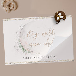 ムーンチャイルド | Boho Hippie Baby Shower ペーパーパッド