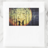 ムーンチルドレン 長方形シール (バッグ)