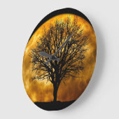 ムーンツリーウォールクロック ラージ壁時計 (傾斜)