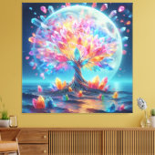 ムーンツリー キャンバスプリント (インサイチュ (リビング))