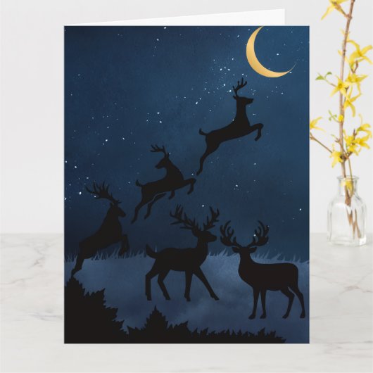 ムーンディアー カード (黄色い花)