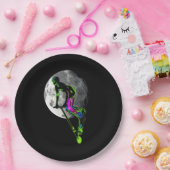 ムーントリッピング – スクーター少年アートワーク ペーパープレート (パーティー)