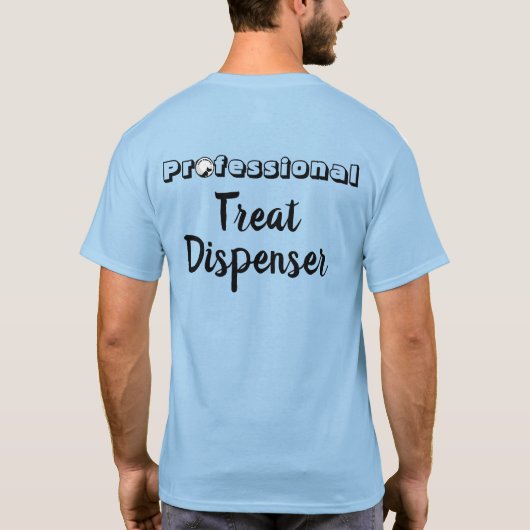 ムーンドッグがディスペンサーのシャツを扱う Tシャツ (裏面)