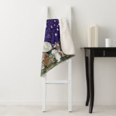 ムーンドッグネイビーブルーナイトスカイ子犬の星 シェルパブランケット (インサイチュ)