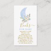 ムーンドブックで男の赤ちゃんカード エンクロージャーカード (正面)