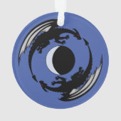 ムーンドラゴンズファンタジーデザインオーナメント オーナメント (裏面)