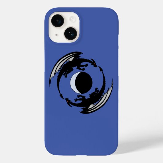 ムーンドラゴンズファンタジーデザインケースメイトiPhoneケース Case-Mate iPhoneケース (裏面)