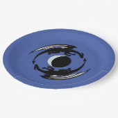 ムーンドラゴンズファンタジーデザイン紙プレート ペーパープレート (アングル)