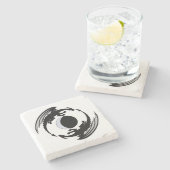 ムーンドラゴンズファンタジーデザイン ストーンコースター (横)