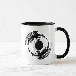 ムーンドラゴンズファンタジーデザイン マグカップ