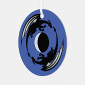 ムーンドラゴンズファンタジーデザイン メタルオーナメント (正面左)