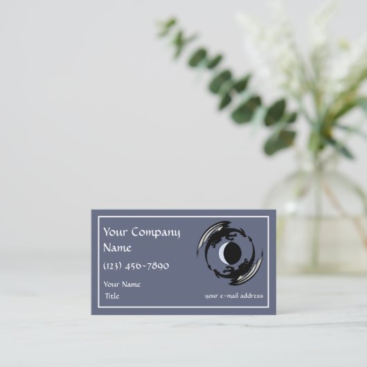 ムーンドラゴンズファンタジーデザイン 名刺 (スタンド正面)