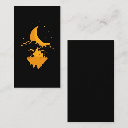 ムーンドラマーソロドラムセットドリーム 名刺 (正面/裏面)