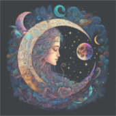 ムーンドリームビニールステッカー シール (正面)