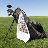 ムーンナイトレイクーンハロウィン ゴルフタオル (グリーン)