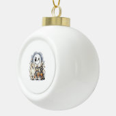 ムーンナイトレイクーンハロウィン セラミックボールオーナメント (右)