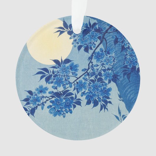 ムーンナイト夕べツリーブルームーンライト オーナメント (正面)
