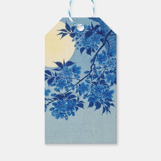 ムーンナイト夕べツリーブルームーンライト ギフトタグ (正面)