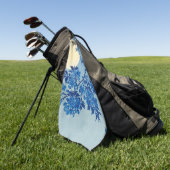 ムーンナイト夕べツリーブルームーンライト ゴルフタオル (グリーン)