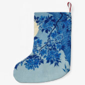 ムーンナイト夕べツリーブルームーンライト スモールクリスマスストッキング (裏面)