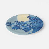 ムーンナイト夕べツリーブルームーンライト ペーパープレート (アングル)