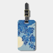 ムーンナイト夕べツリーブルームーンライト ラゲッジタグ (正面縦)