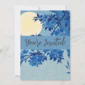 ムーンナイト夕べツリーブルームーンライト 招待状 (正面)