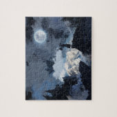 ムーンナイト油絵画ズ ジグソーパズル (縦)