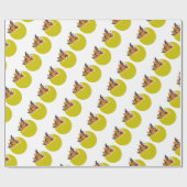 ムーンナイト ウルフ、ハロウィンパーティー ラッピングペーパー (フラット)