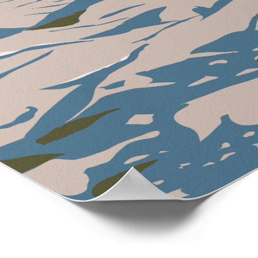 ムーンナショナルモニュメントアイダホレトロのクレーター ポスター (角)