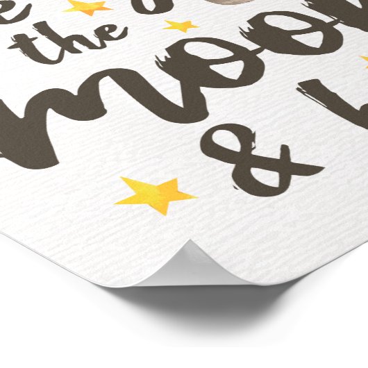 ムーンナーセリーポスター 子供部屋 インテリア ポスター (角)