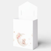 ムーンニュートラルのベビーシャワーの上にテディベア フェイバーボックス (オープン)