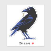 ムーンネックレス付き魔力のカラス