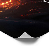 ムーンハロウィン幽霊のよく出るの丘 ポスター (角)