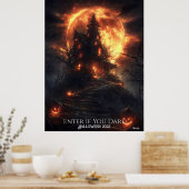 ムーンハロウィン幽霊のよく出るの丘 ポスター (キッチン)