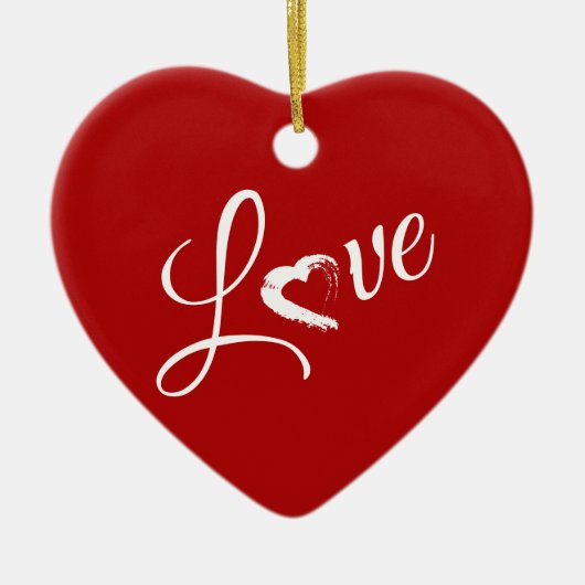 ムーンハートオーナメント セラミックオーナメント (正面)