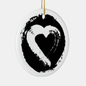 ムーンハートカーオーナメント セラミックオーナメント (右)