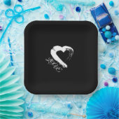 ムーンハート紙プレート ペーパープレート (パーティー)