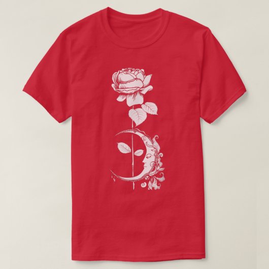 ムーンバラゴシック魔女オカルト異教の6 Tシャツ (デザイン正面)
