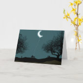 ムーンバルーン カード (黄色い花)